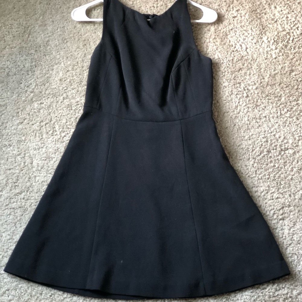 Black a-line dress - size 2